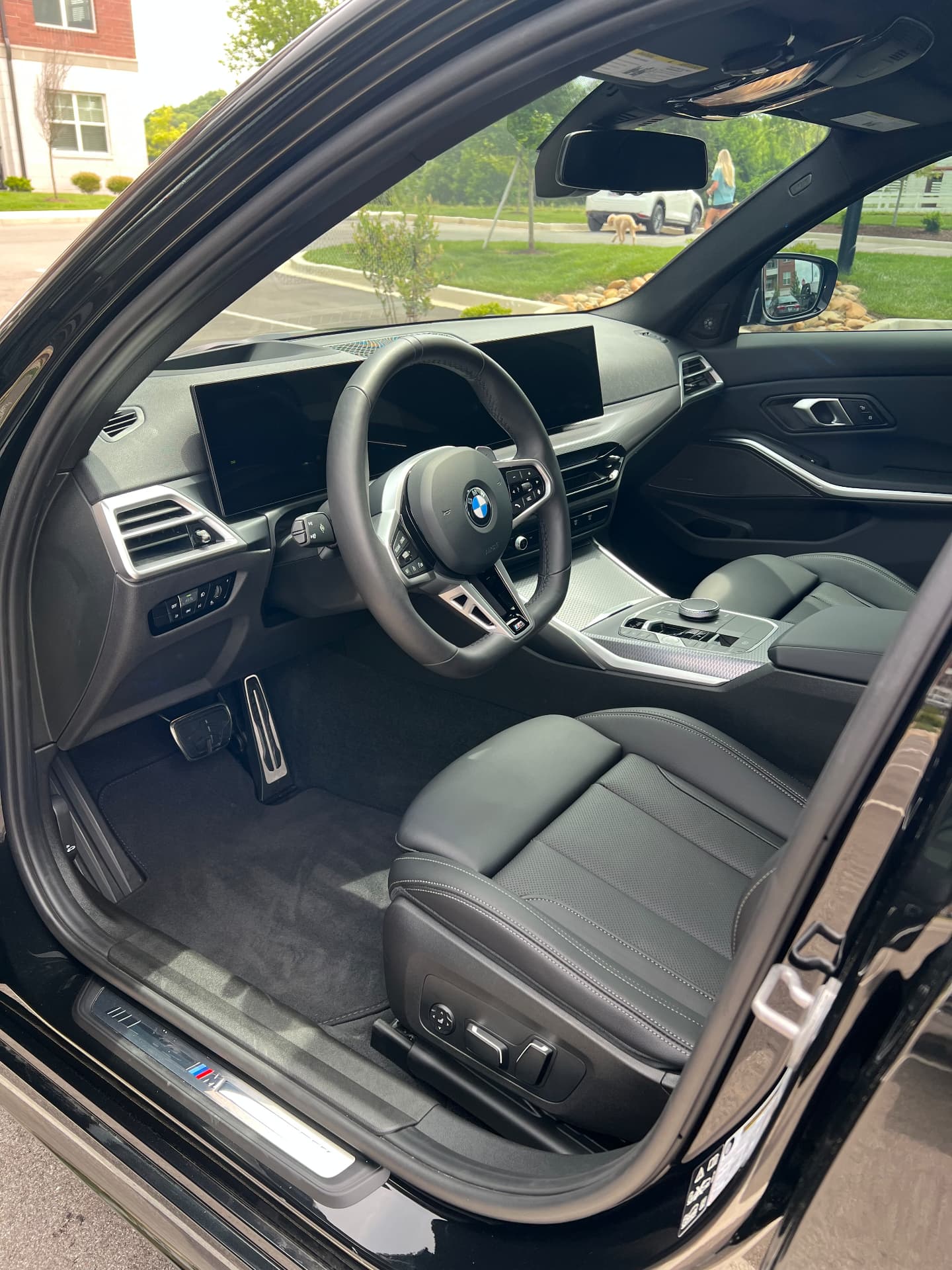 Clean, freshly detailed car interior with spotless dashboard and seats